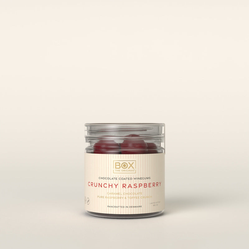 Crunchy Raspberry lille tube fra Box The Original