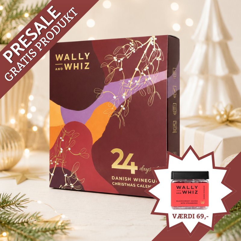 Wally & Whiz julekalender med vingummi.