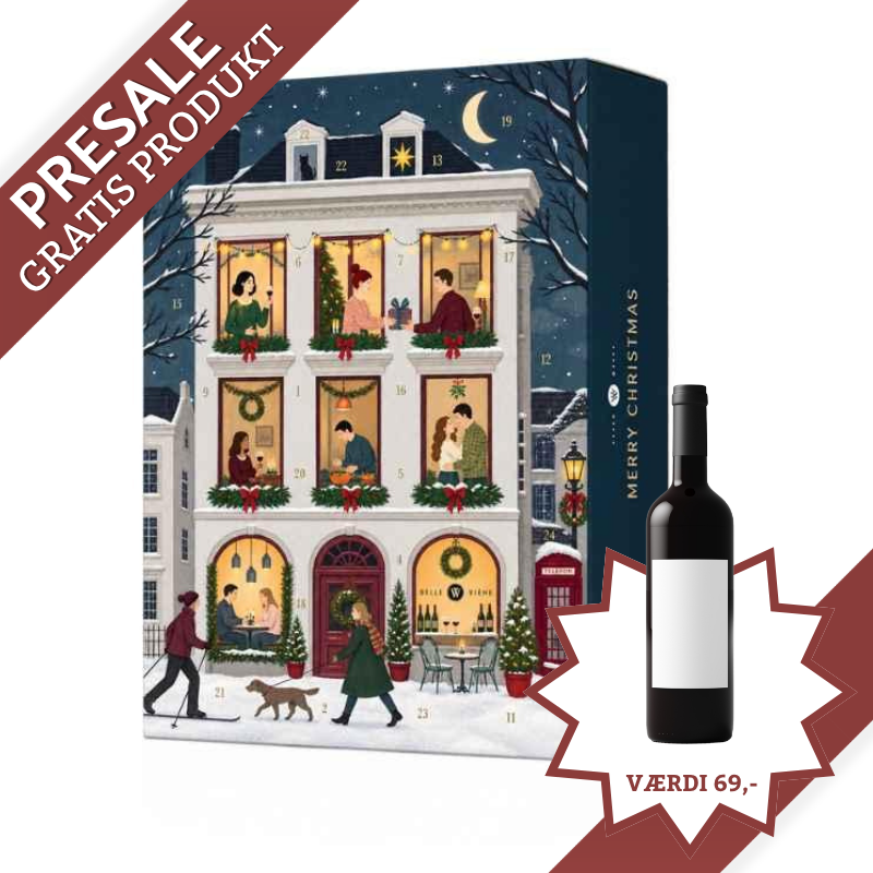 Vin Julekalender med 24 små flasker vin