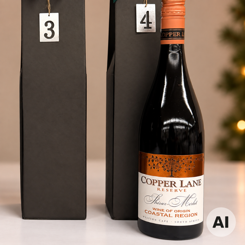Adventskalender med rødvin fra Delikatessehuset