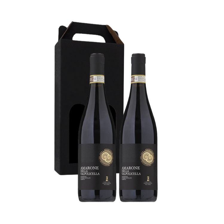 Vingave 2 fl. rødvin, Cantina Castelnuovo del Garda - Amarone delle Valpolicella (Italien)