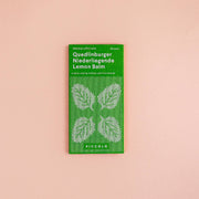 Frøpose med Quedlinburger citronmelissefrø fra Piccolo Seeds – høj olieprocent og frisk citronduft