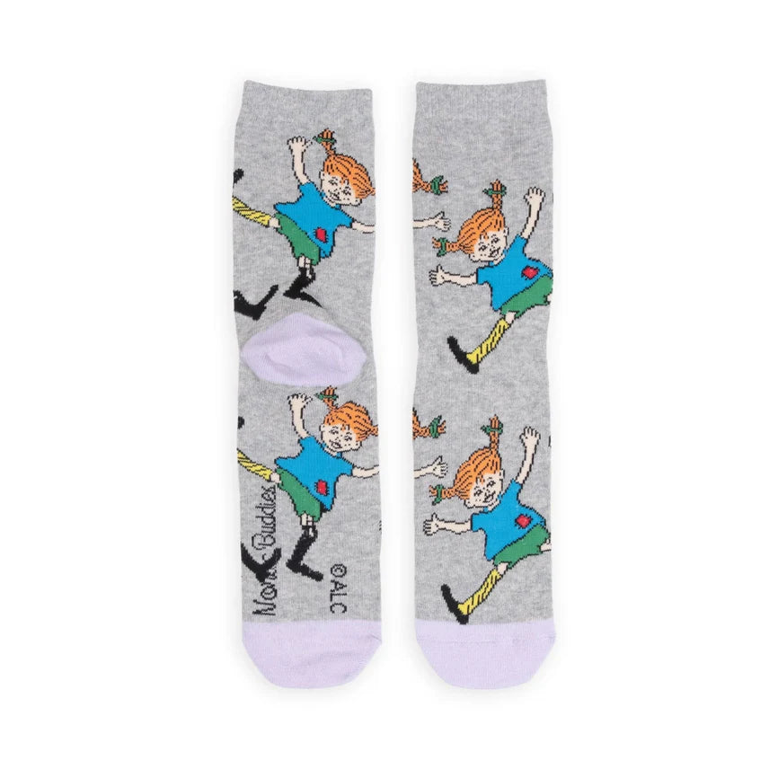 Strømper med Pippi Langstrømpe 