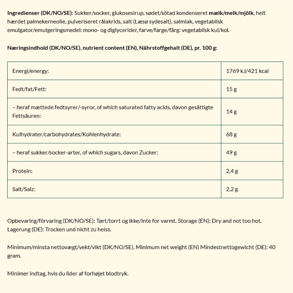 Bagsværd Lakrids 'Salt Mini'