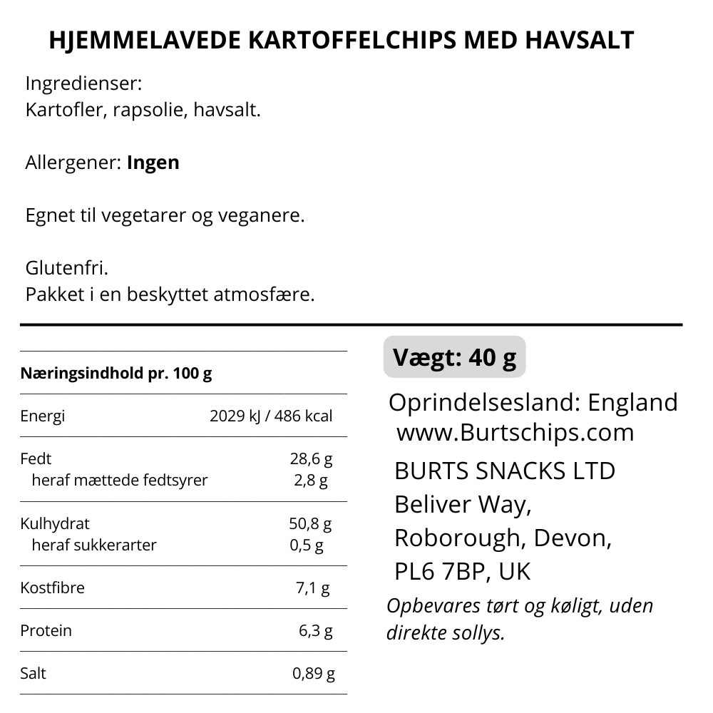 Chips - Havsalt