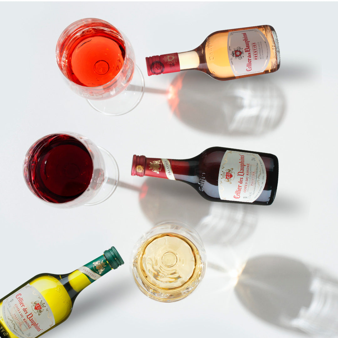 Rødvin 25 cl Cellier des Dauphins rødvin