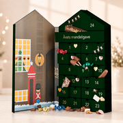 Cocoture julekalender hus 2026 inkl. mandelgave. Bestil online hos Delikatessehuset