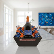 Champagnekurv med lækre chokoladekugler 