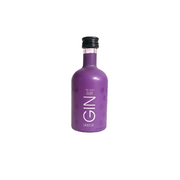 Lilla flaske med The Lakes Sloe Gin Liqueur fra Delikatessehuset.