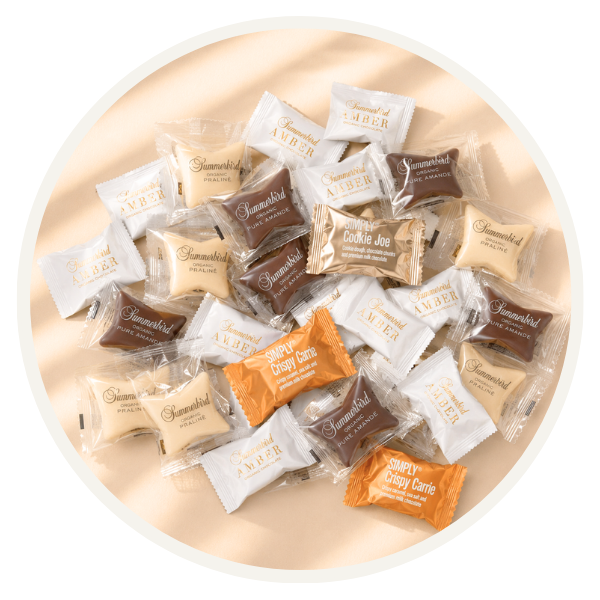 Flowpacks - enkeltindpakkede chokolader