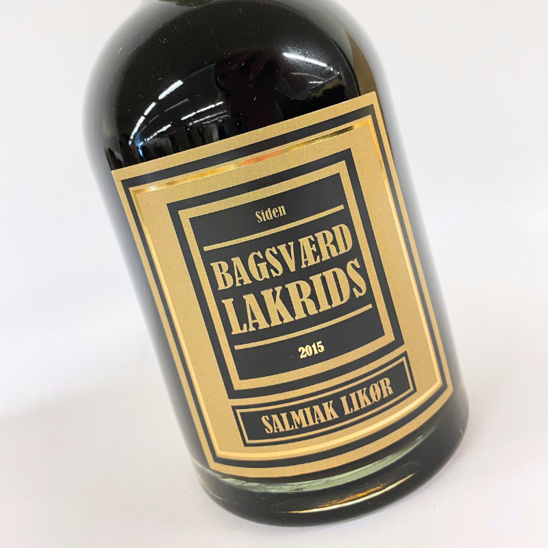 Lakridslikør med salmiak fra Bagsværd Lakrids