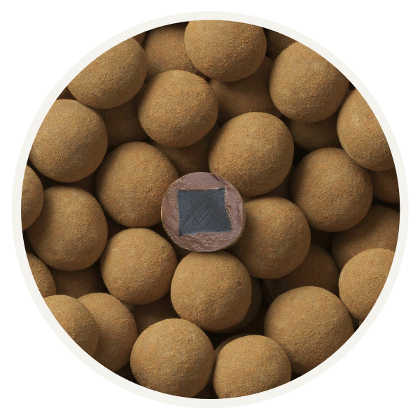 Med chokolade