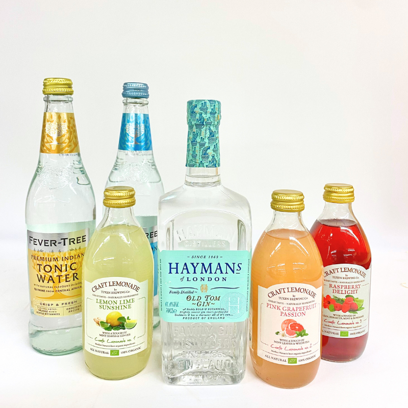 Drinkpakke - Mix 'n' Match m. Gin, Lemonade & Tonic
