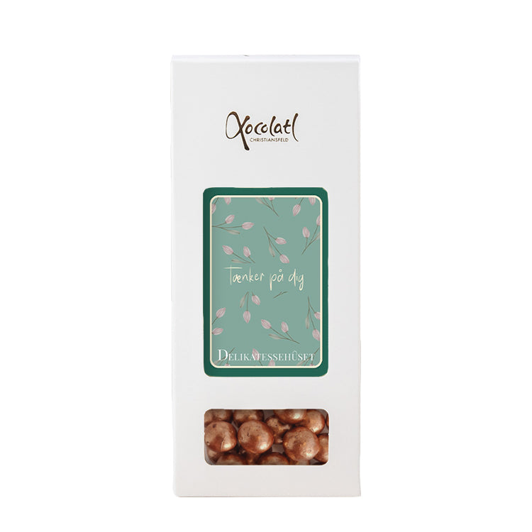 Lakridser med karamel-chokolade i æske - vælg variant