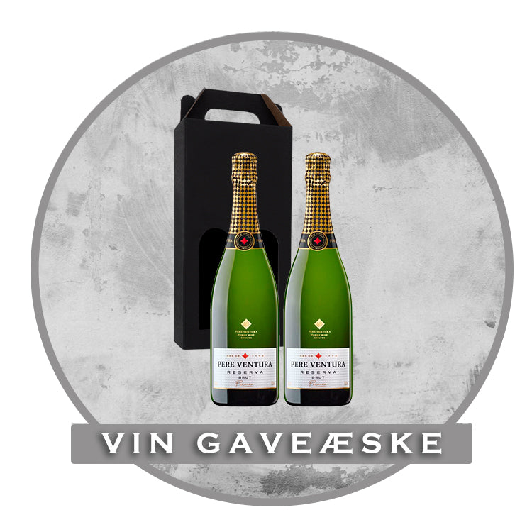 Værtindegave, vin i gaveæske