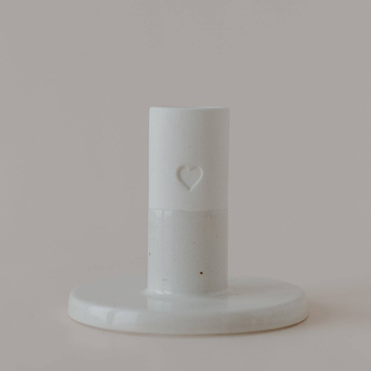 Lysestage 🖤 | Keramik | 7,5 cm høj