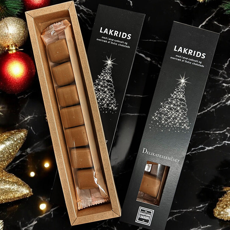 Juleæske - Lakrids med chokoladeovertræk fra Bagsværd Lakrids