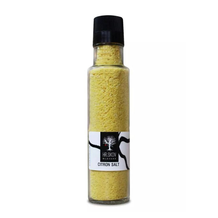 Citronsalt fra Hr. Skov - citronsaft, gurkemeje og morgenfrue.