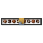 Luksus gaveæske fra Elmelund Chocolatier med ni økologiske fyldte chokolader.